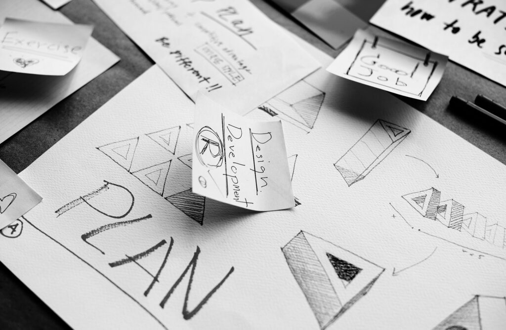 Photo of a branding and marketing plan to help your business succeed and get more sales.