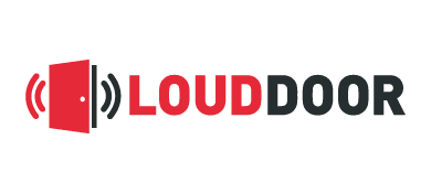 A Custom Client Logo Design for Loud Door PR & Marketing Firm